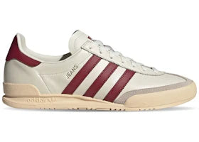 Overkicks - Adidas Jeans Chalk White Collegiate Burgundy (GY7437) - vista lateral