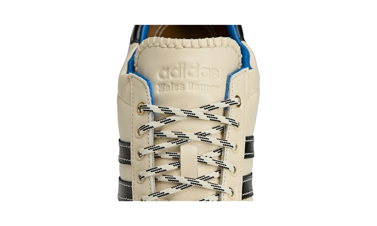 Overkicks - Adidas Karintha OG Wales Bonner Black White Lush Blue (KK4981) - detalle lateral interior