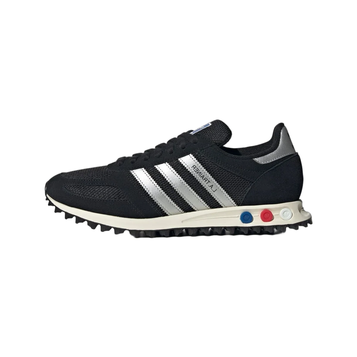 Overkicks - Adidas LA Trainer OG Black Silver Metallic (KJ4381) - vista lateral