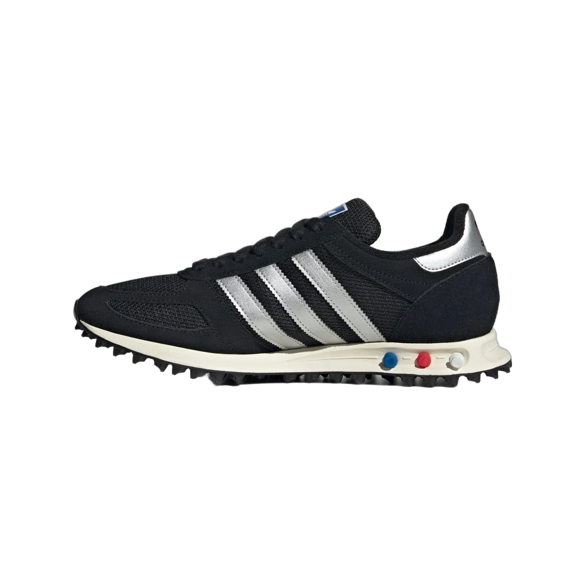 Overkicks - Adidas LA Trainer OG Black Silver Metallic (KJ4381) - detalle talon