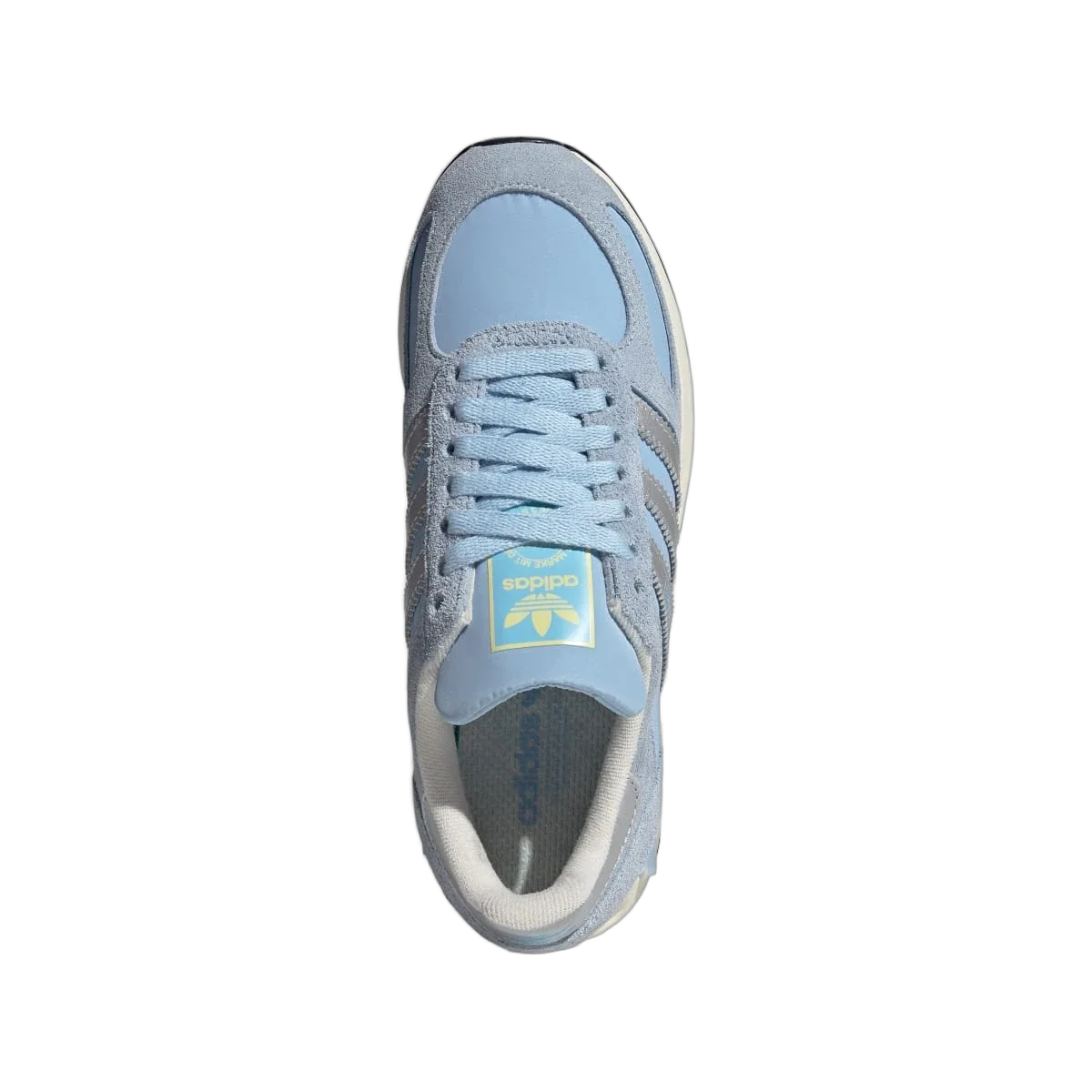 Overkicks - Adidas LA Trainer OG Clear Sky Silver (Womens) (KK4495) - vista trasera