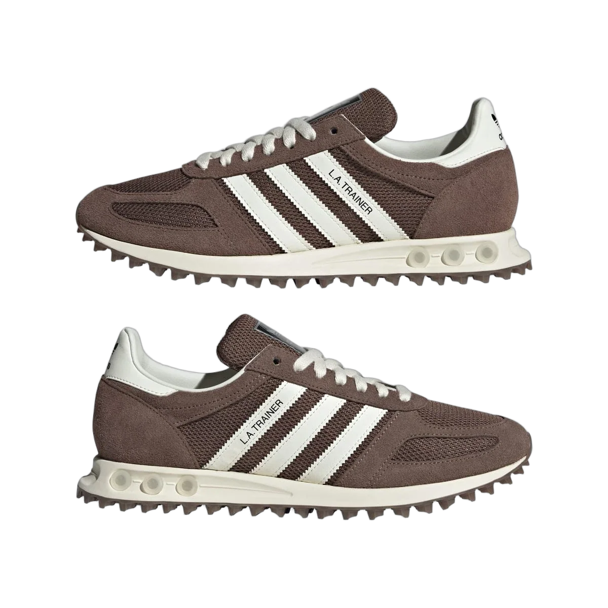Overkicks - Adidas LA Trainer OG Earth Strata Off White (KJ4387) - detalle lateral interior
