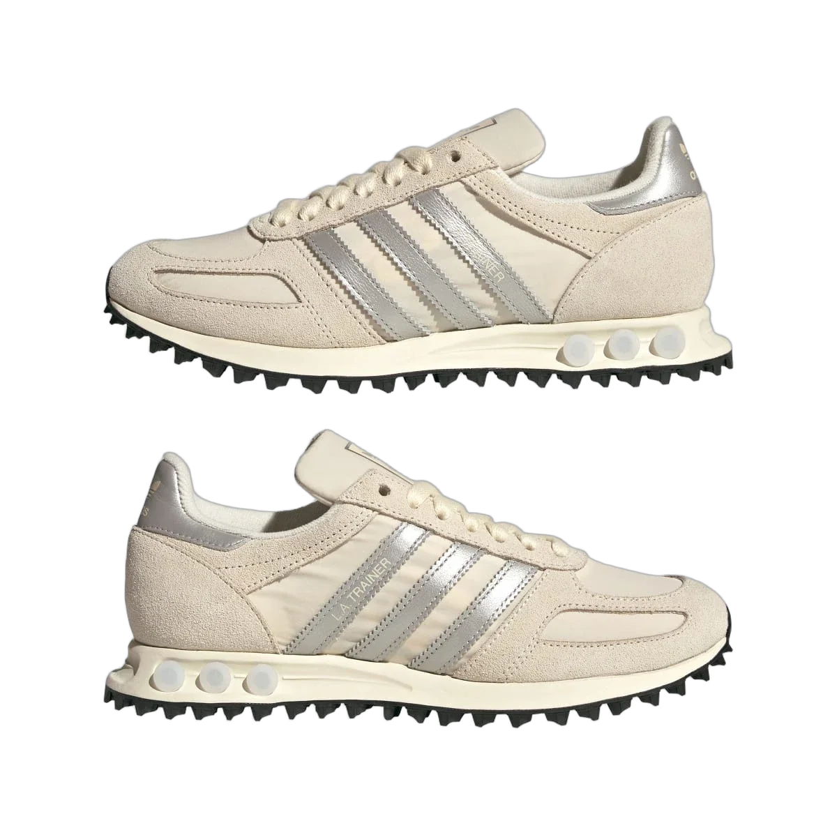Overkicks - Adidas LA Trainer OG Wonder White Silver (Womens) (KI8924) - detalle lateral interior