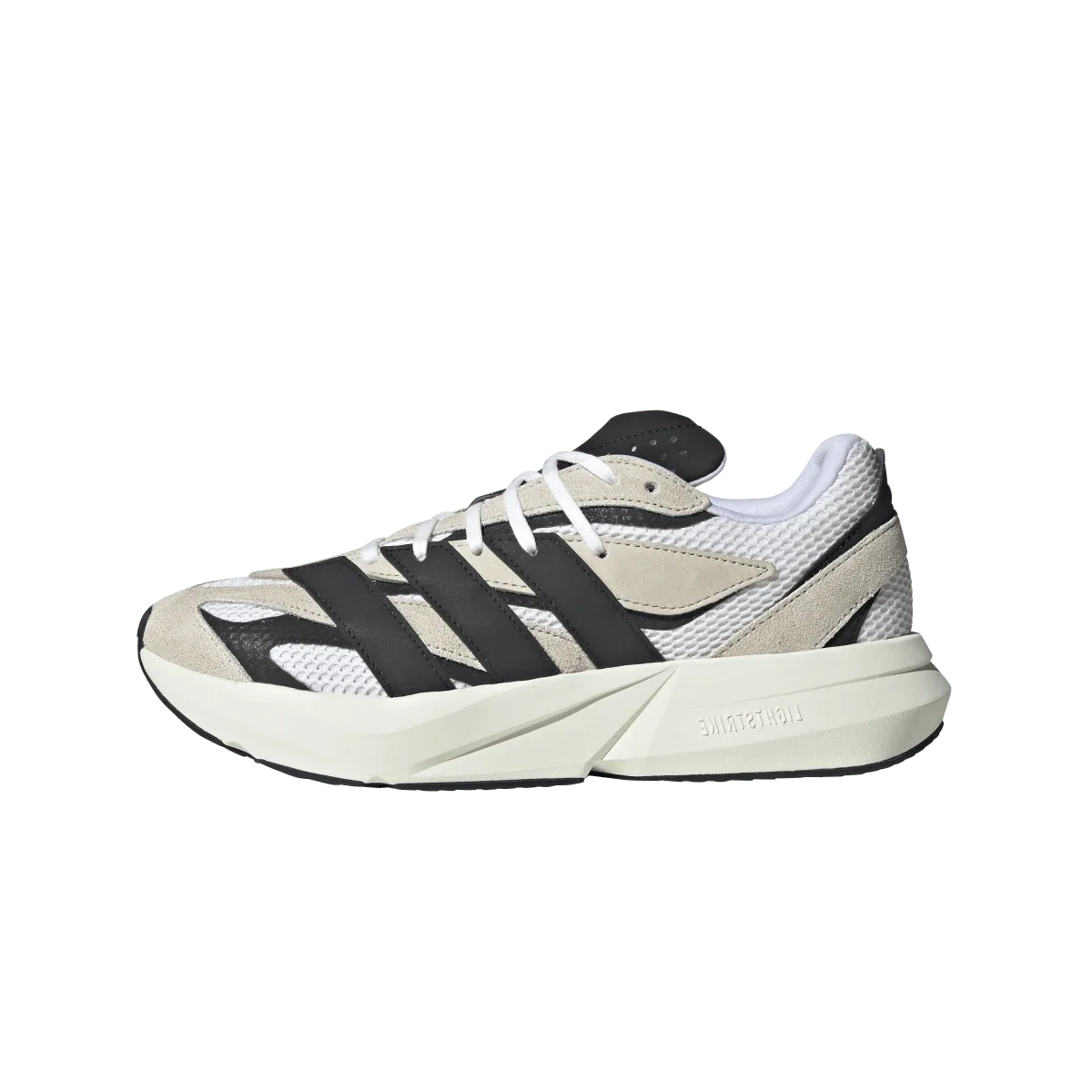 Overkicks - Adidas Lightblaze Alumina Core Black Cloud White (JH6944) - vista lateral