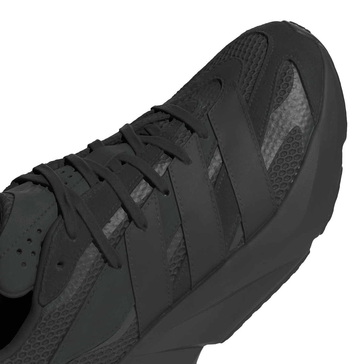 Overkicks - Adidas Lightblaze Core Black Carbon (JH6941) - detalle lateral interior