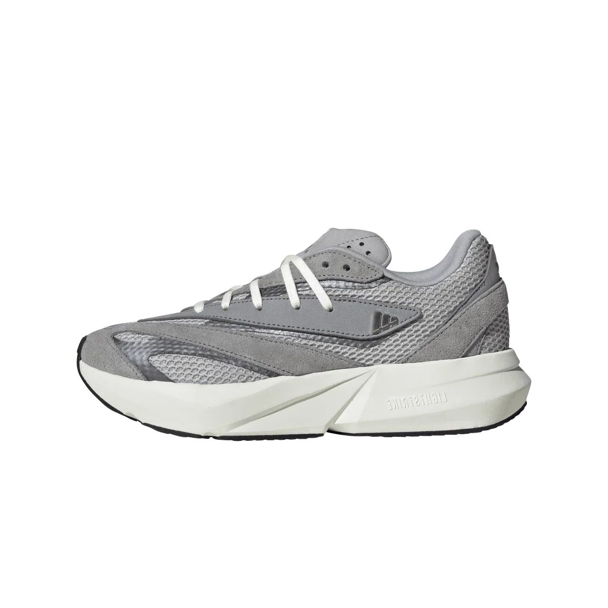 Overkicks - Adidas Lightblaze Grey Two Grey Three Iron Metallic (Womens) (IH8606) - vista lateral
