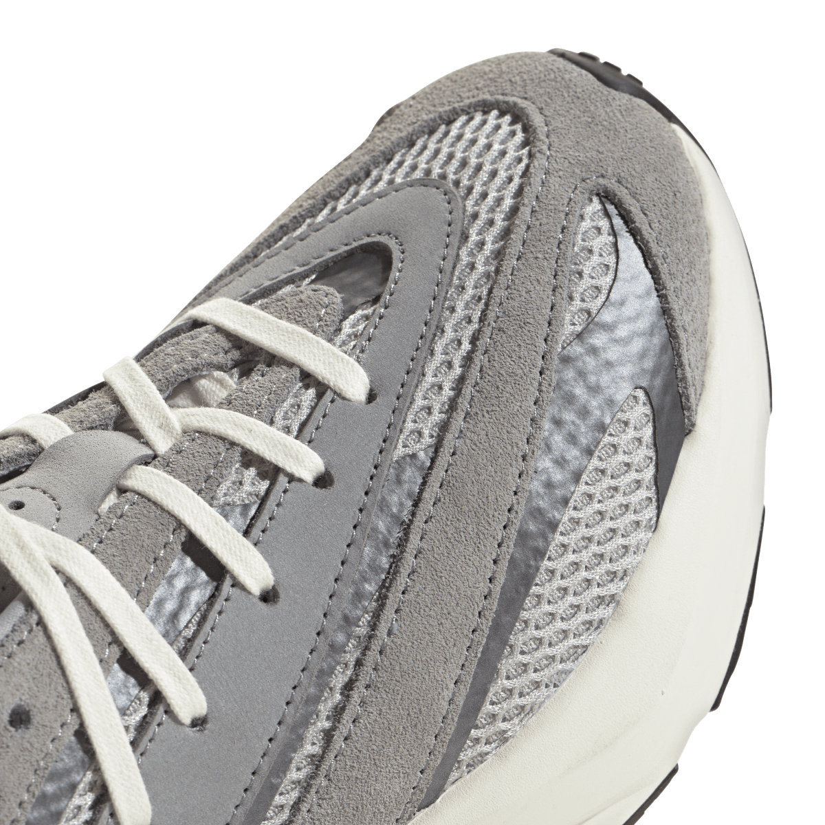Overkicks - Adidas Lightblaze Grey Two Grey Three Iron Metallic (Womens) (IH8606) - detalle lateral interior