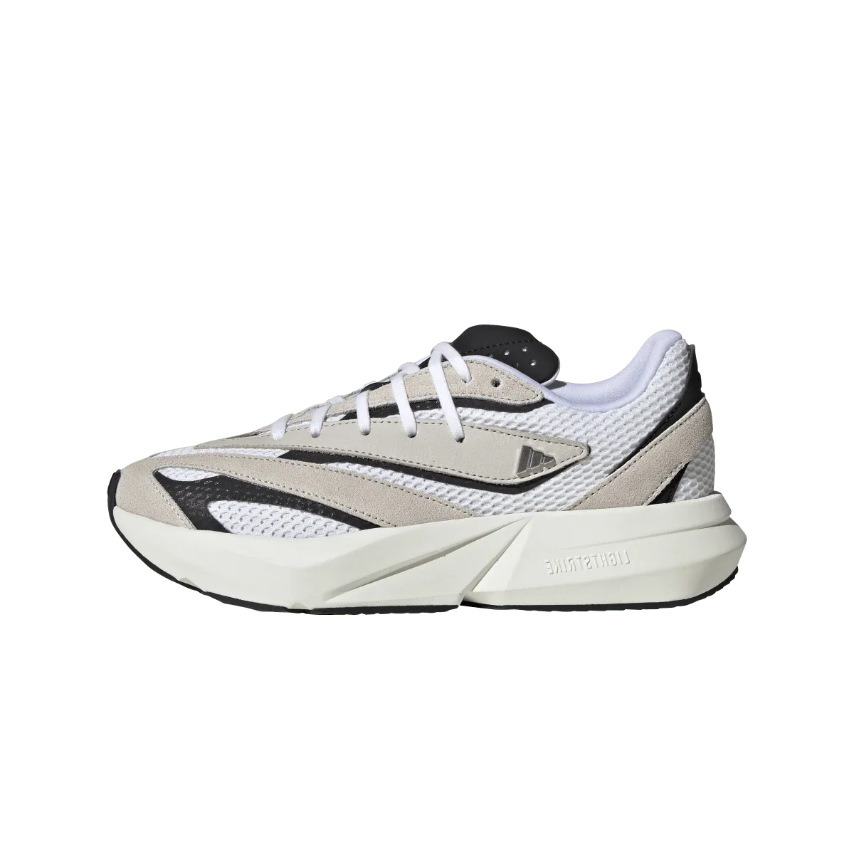 Overkicks - Adidas Lightstride Alumina Silver Metallic Core Black (Womens) (JH6962) - vista lateral