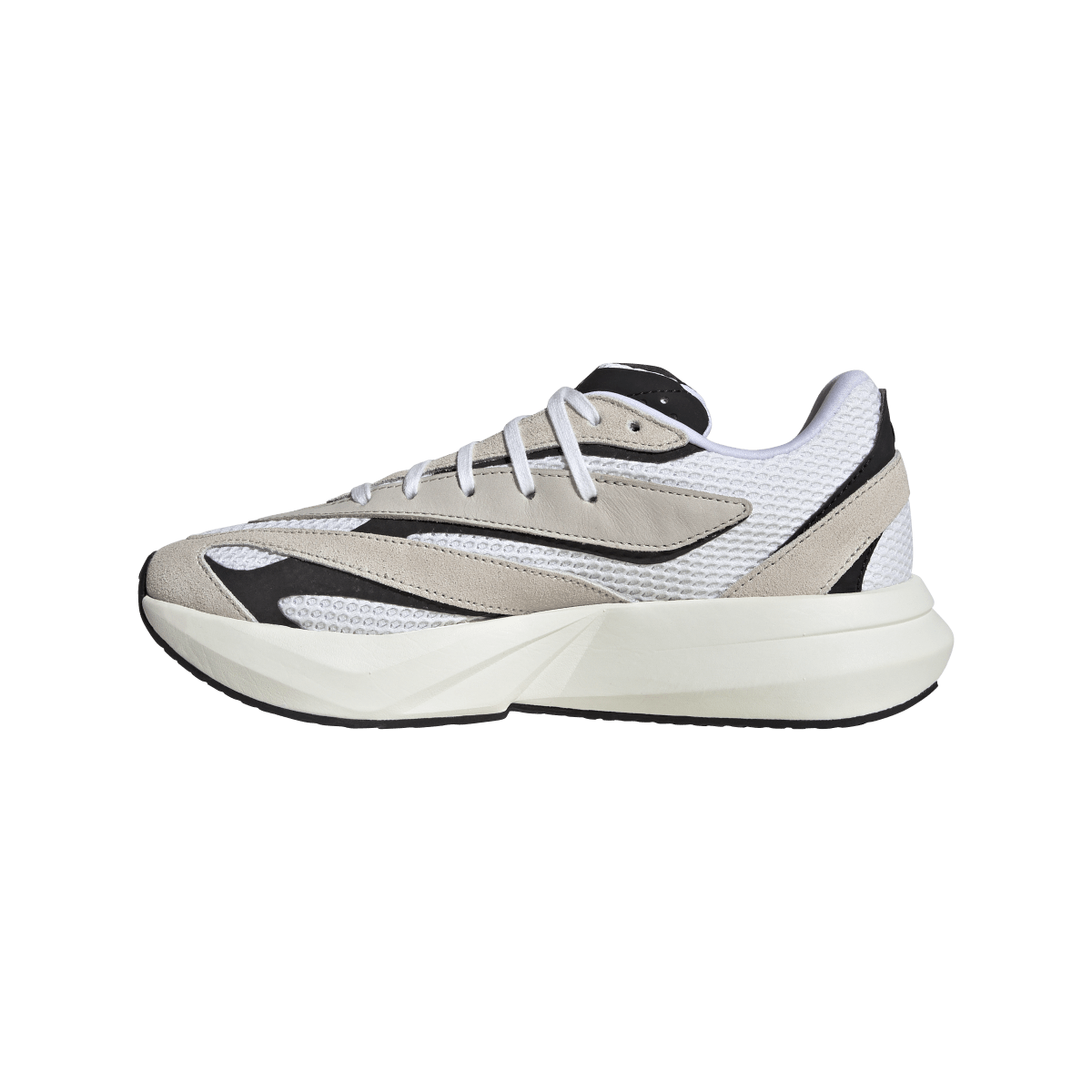 Overkicks - Adidas Lightstride Alumina Silver Metallic Core Black (Womens) (JH6962) - detalle lateral interior
