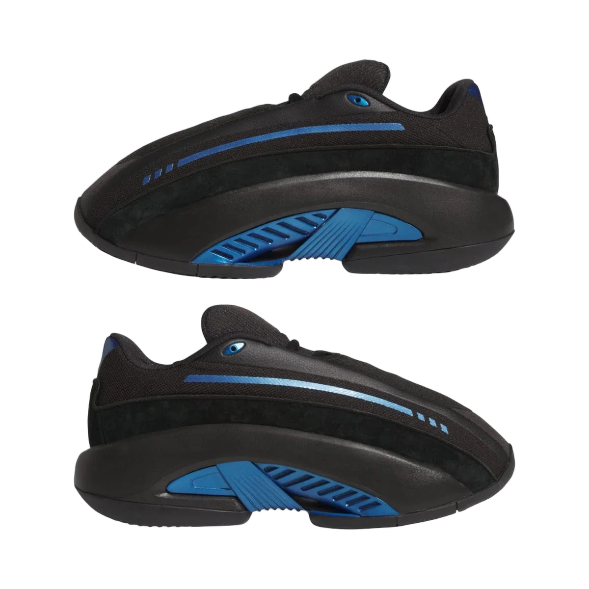 Overkicks - Adidas Mad IIInfinity Core Black Dark Marine Carbon (JI0395) - detalle lateral interior