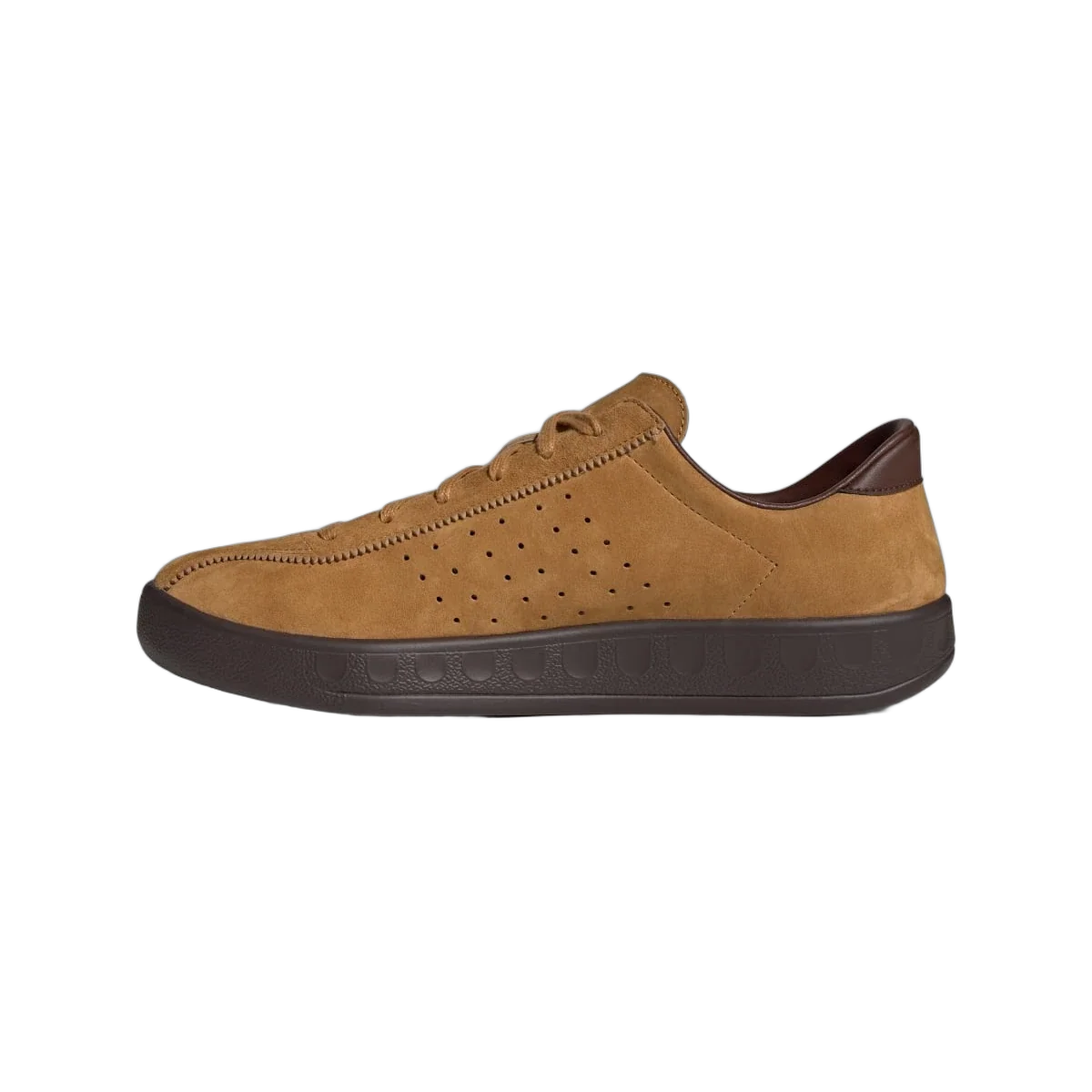Overkicks - Adidas Mallorca Mesa Dark Brown (HQ7280) - detalle talon