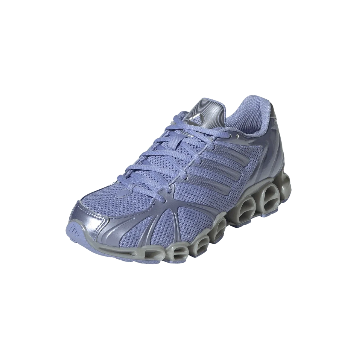 Overkicks - Adidas Mega Ghostride Blue Spark Metallic Silver (Womens) (JR5789) - vista trasera
