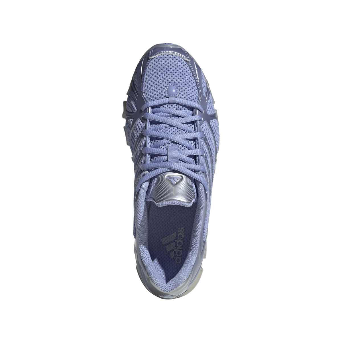 Overkicks - Adidas Mega Ghostride Blue Spark Metallic Silver (Womens) (JR5789) - par completo