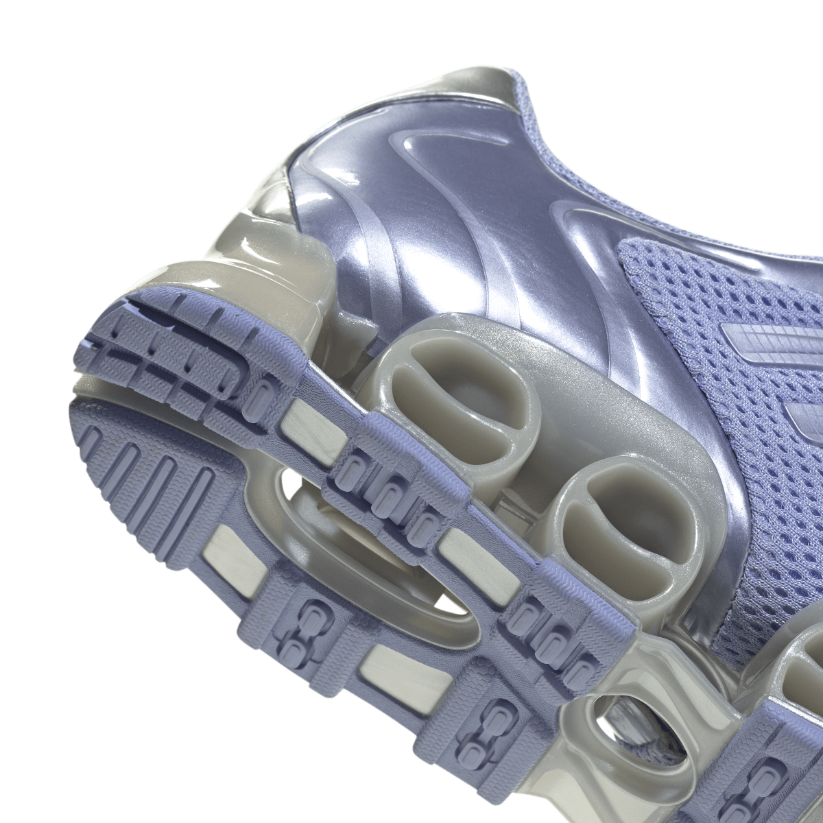 Overkicks - Adidas Mega Ghostride Blue Spark Metallic Silver (Womens) (JR5789) - detalle lateral interior