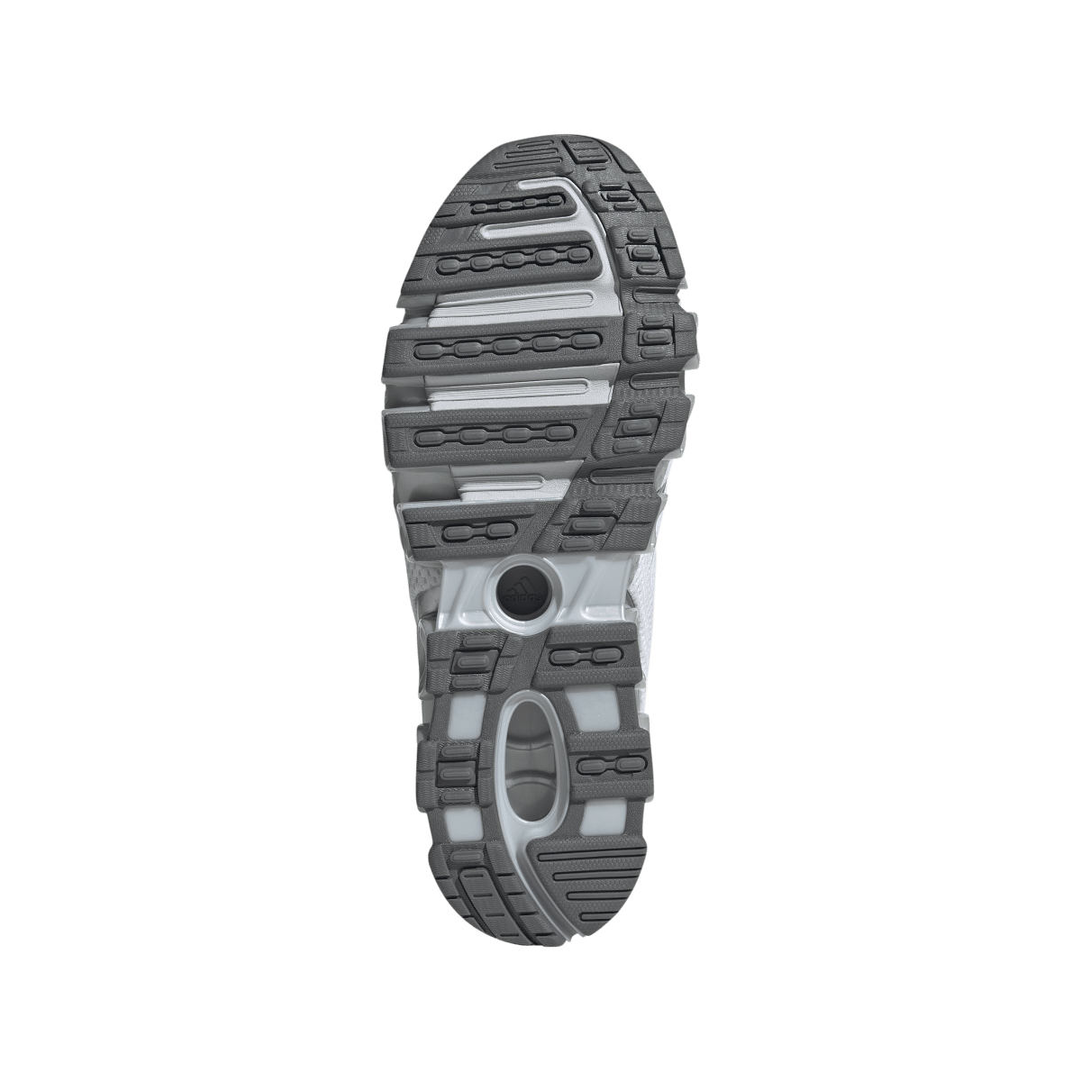 Overkicks - Adidas Mega Ghostride Cloud White Silver Metallic Matte Silver (Womens) (JQ0555) - detalle suela