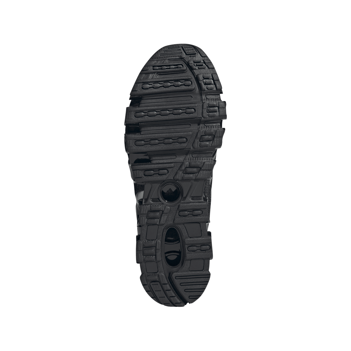 Overkicks - Adidas Mega Ghostride Core Black Iron Metallic (Womens) (JQ0553) - detalle suela