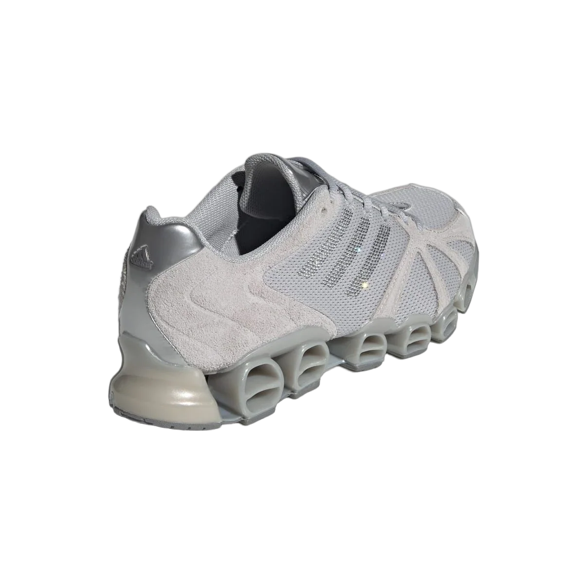Overkicks - Adidas Mega Ghostride Grey Silver Metallic (Womens) (IH4392) - vista superior