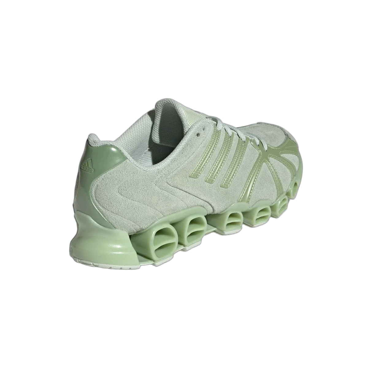 Overkicks - Adidas Mega Ghostride Linen Green (Womens) (JQ3762) - vista superior