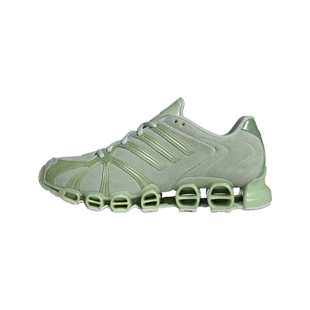 Overkicks - Adidas Mega Ghostride Linen Green (Womens) (JQ3762) - detalle talon