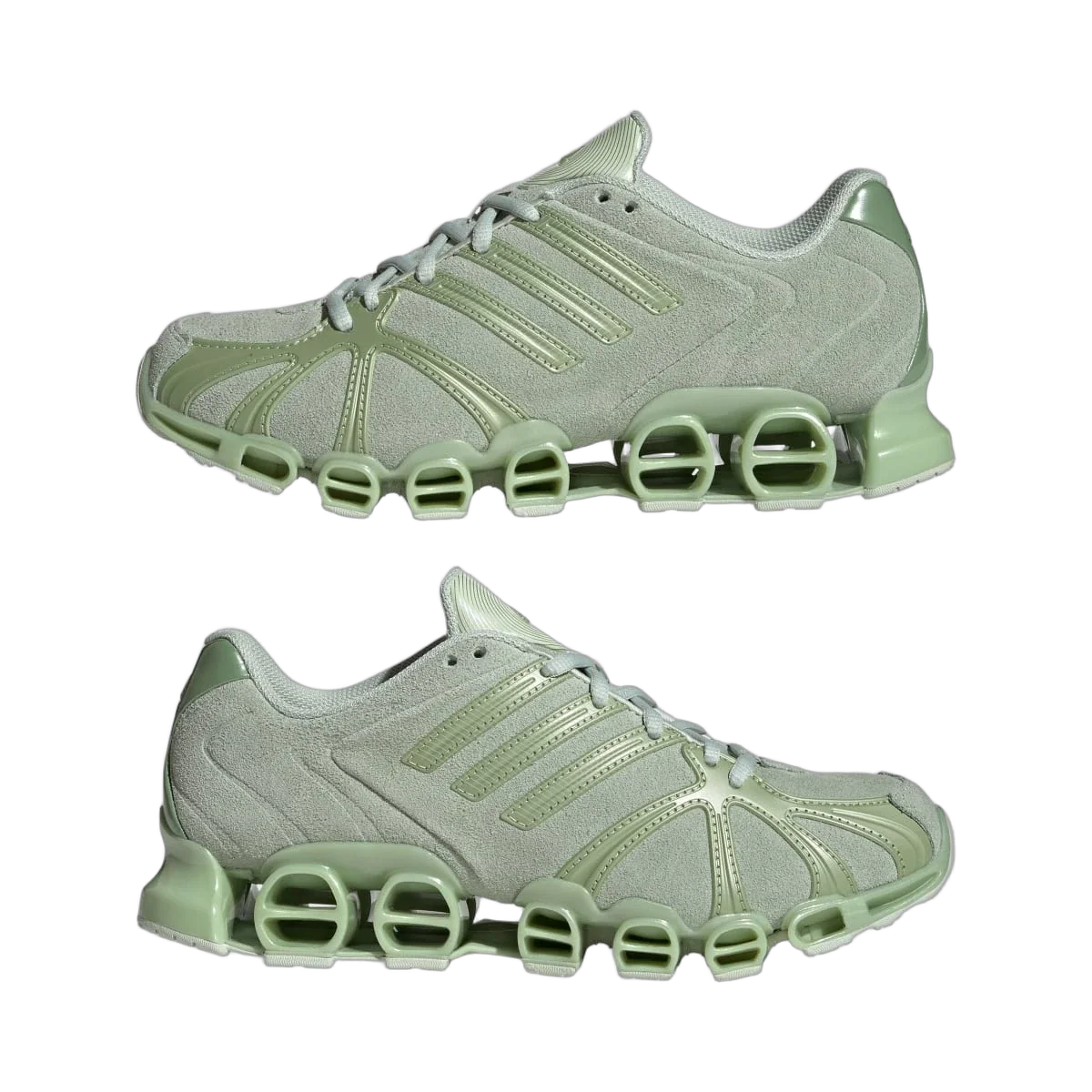 Overkicks - Adidas Mega Ghostride Linen Green (Womens) (JQ3762) - detalle lateral interior