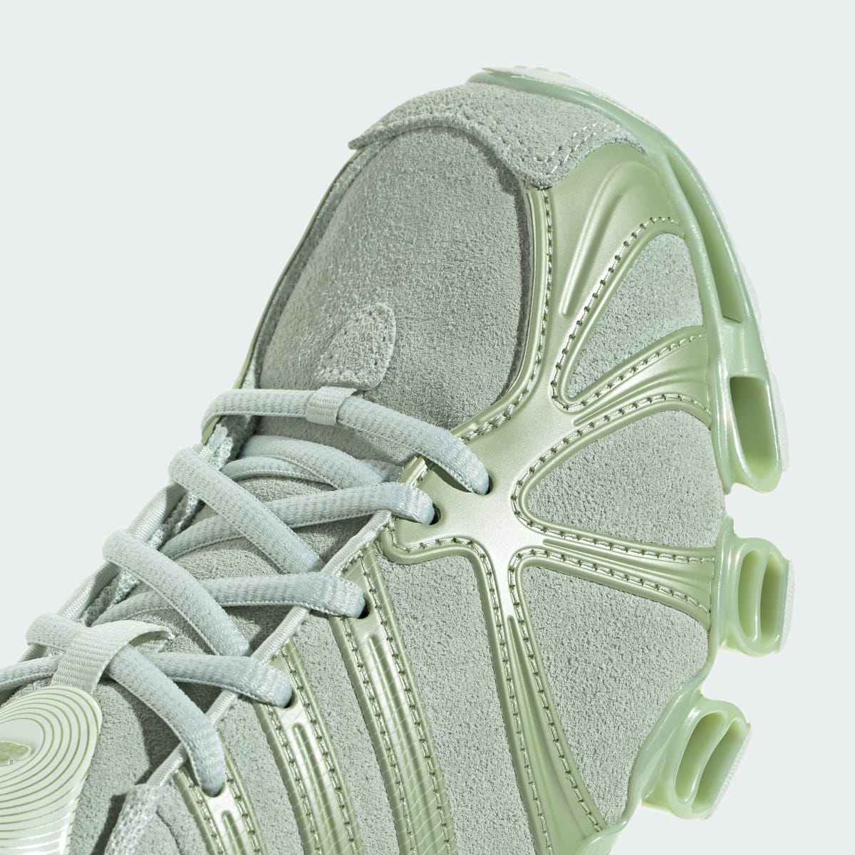 Overkicks - Adidas Mega Ghostride Linen Green (Womens) (JQ3762) - detalle