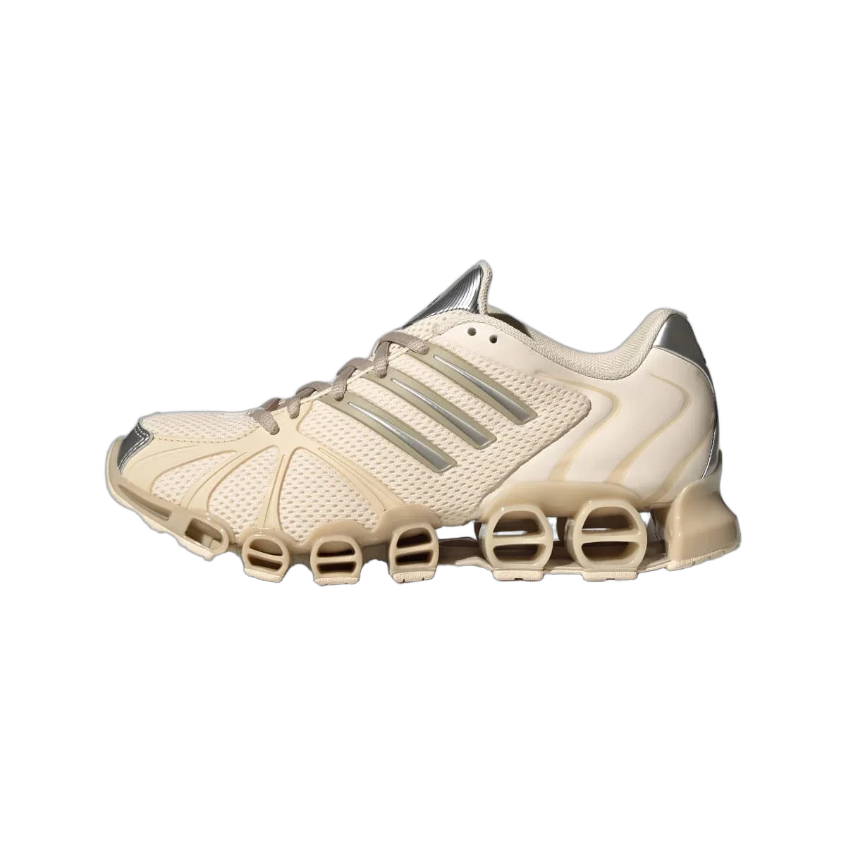 Overkicks - Adidas Mega Ghostride Wonder Beige (Womens) (KI6543) - vista lateral