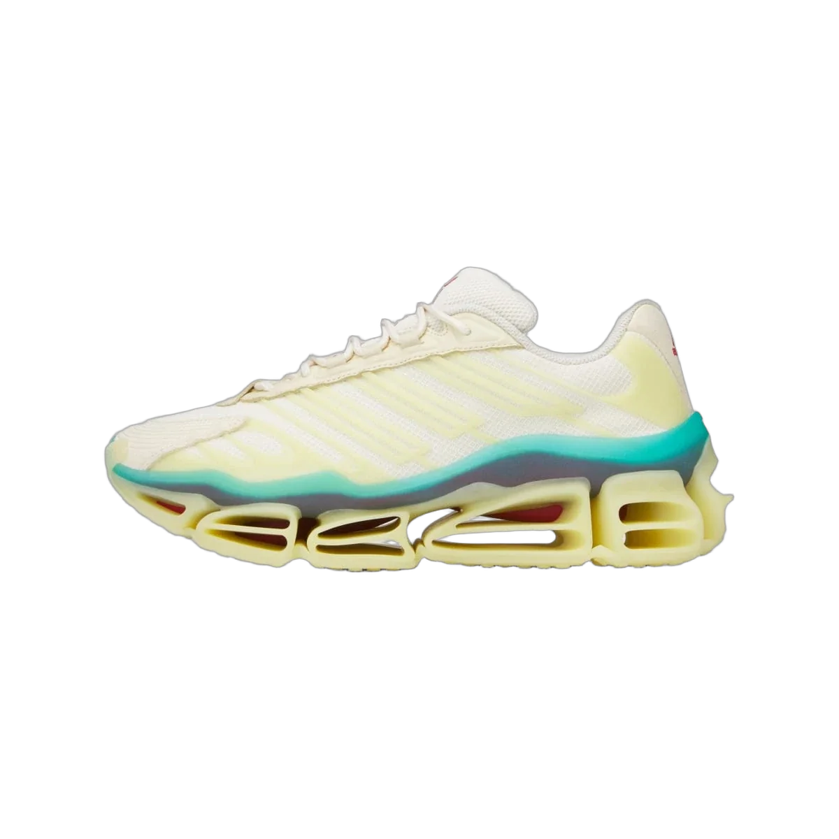 Overkicks - Adidas Megaride AG Willy Chavarria Cream White Yellow (KJ2040) - vista lateral