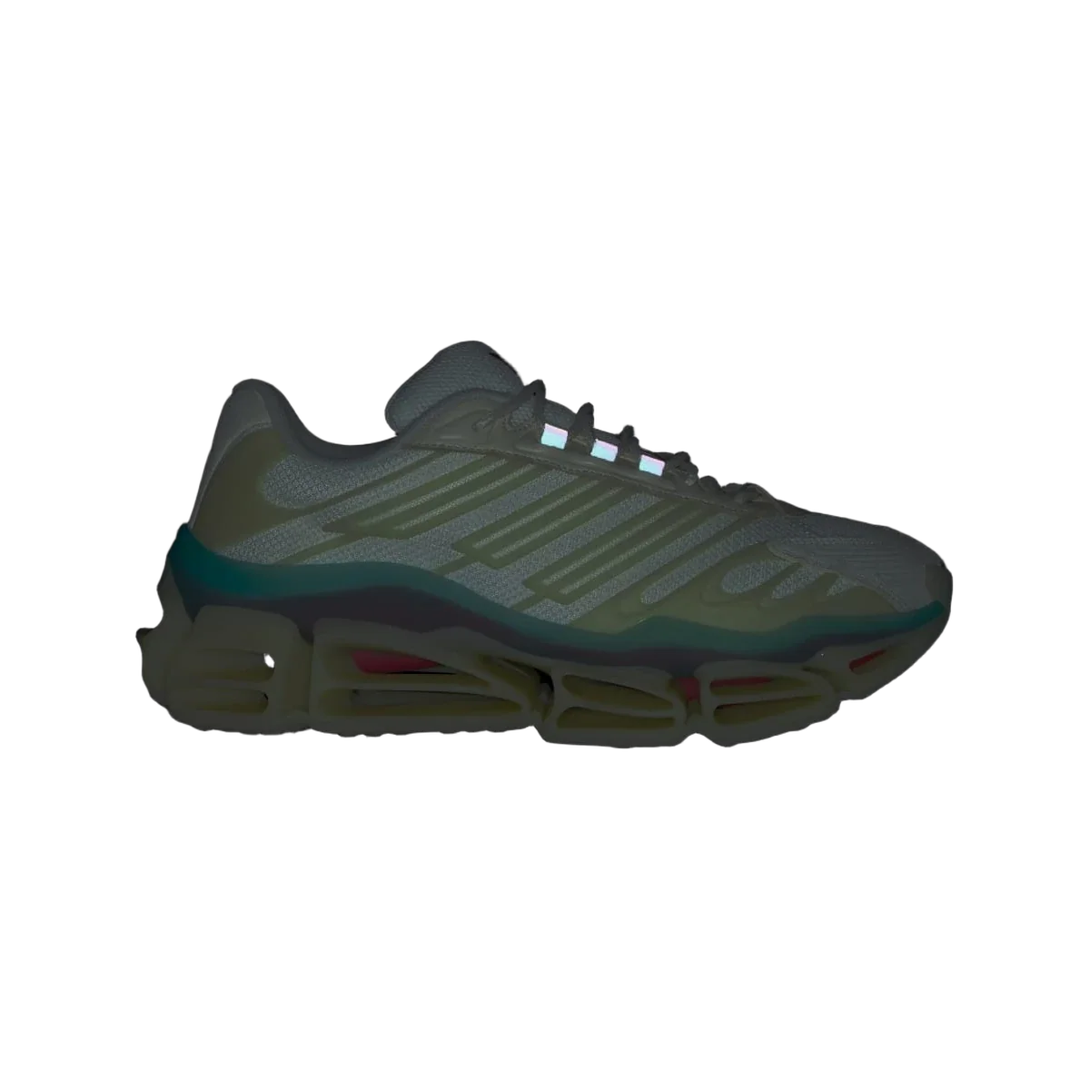 Overkicks - Adidas Megaride AG Willy Chavarria Cream White Yellow (KJ2040) - vista trasera