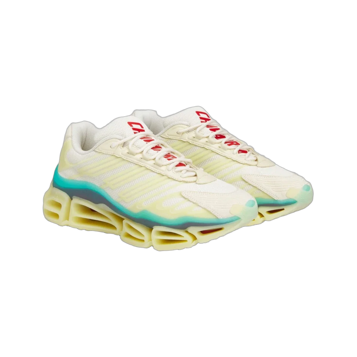 Overkicks - Adidas Megaride AG Willy Chavarria Cream White Yellow (KJ2040) - vista superior