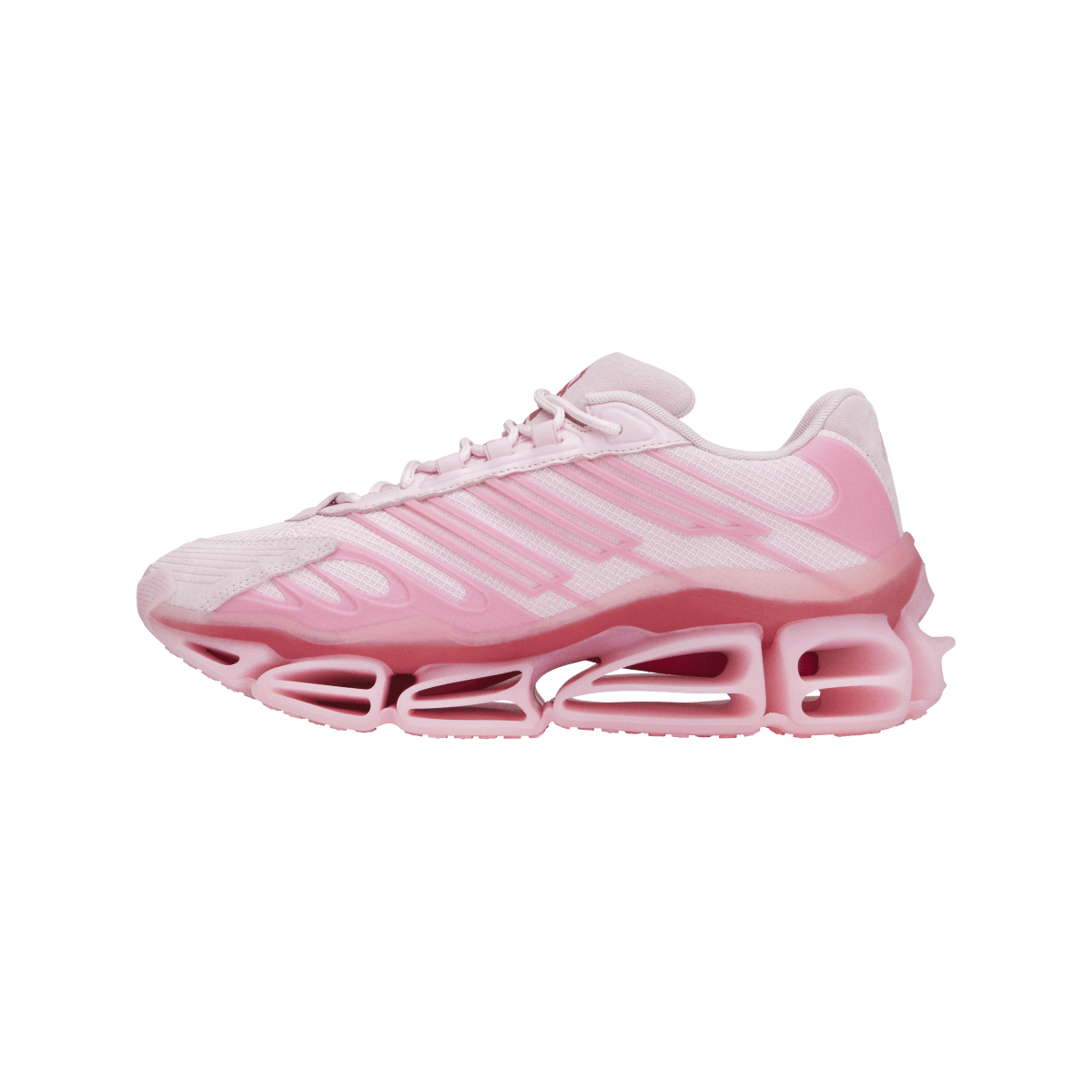 Overkicks - Adidas Megaride AG Willy Chavarria Pink (KI7006) - detalle talon