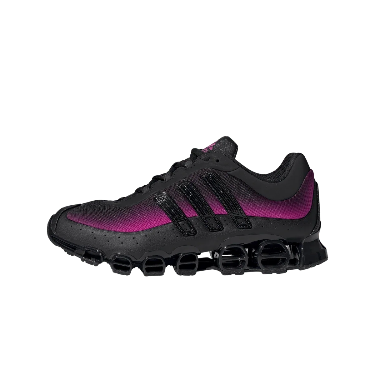 Overkicks - Adidas Megaride Black Shock Pink (JR2445) - vista lateral