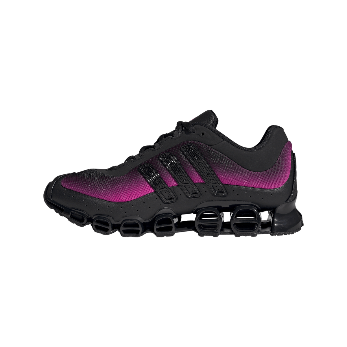 Overkicks - Adidas Megaride Black Shock Pink (JR2445) - detalle talon