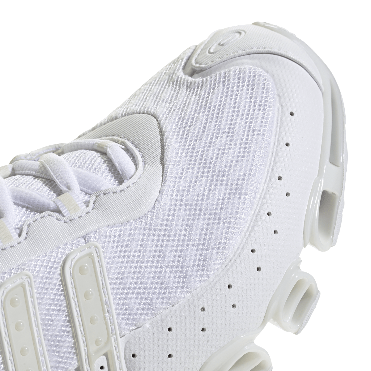 Overkicks - Adidas Megaride Cloud White Grey One (JH5523) - detalle lateral interior