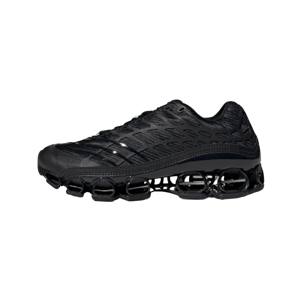 Overkicks - Adidas Megaride F50 Black Iron Metallic (HQ9343) - vista lateral