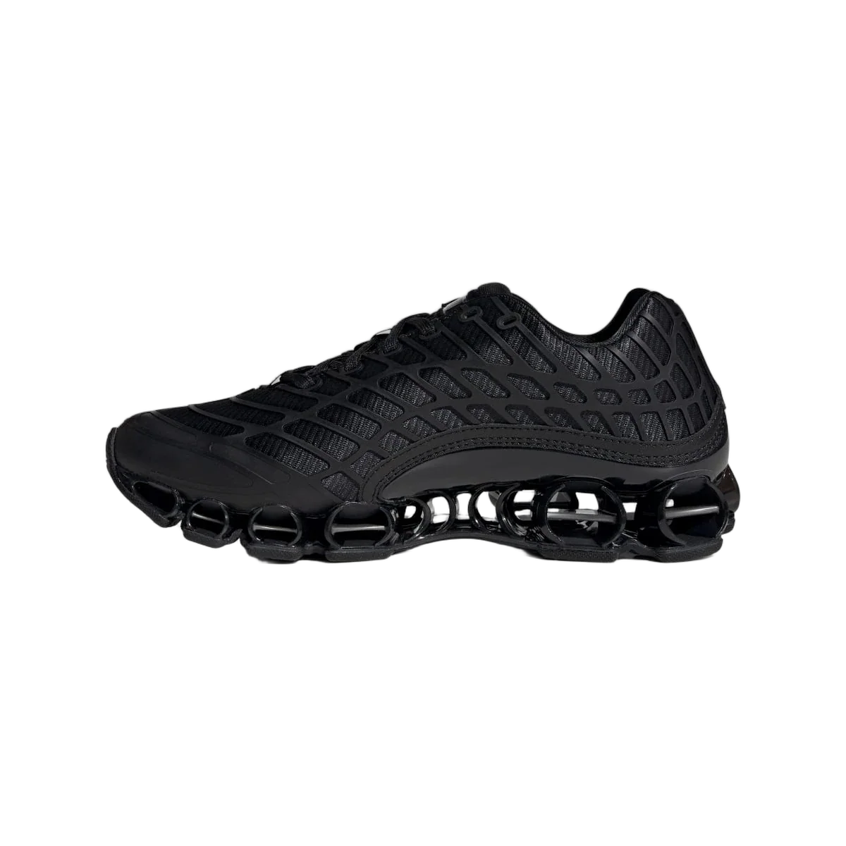 Overkicks - Adidas Megaride F50 Black Iron Metallic (HQ9343) - detalle talon