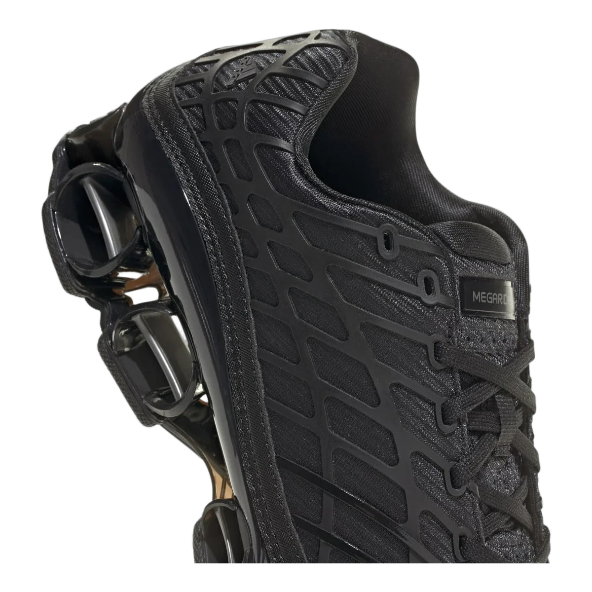 Overkicks - Adidas Megaride F50 Black Iron Metallic (HQ9343) - detalle