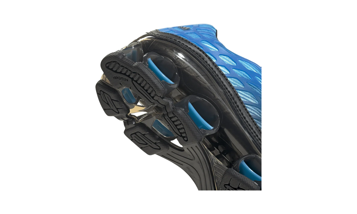 Overkicks - Adidas Megaride F50 Black Lucid Aquamarine (KJ4419) - detalle lateral interior