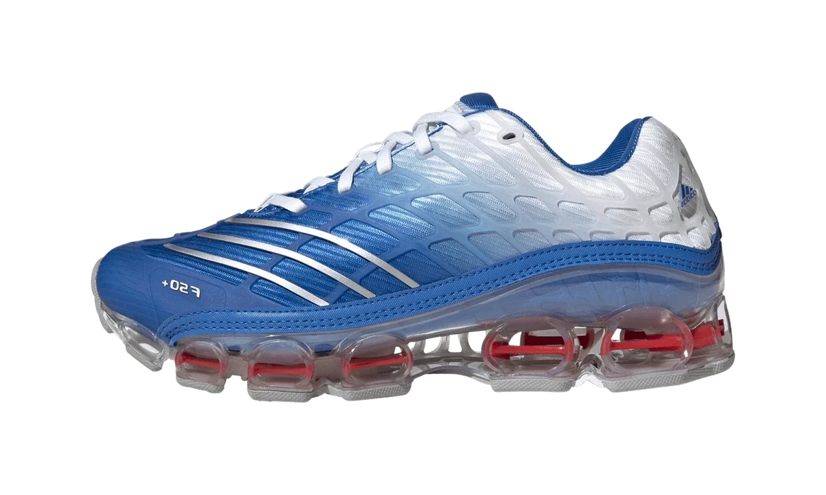 Overkicks - Adidas Megaride F50 Bluebird White (JR4632) - vista lateral