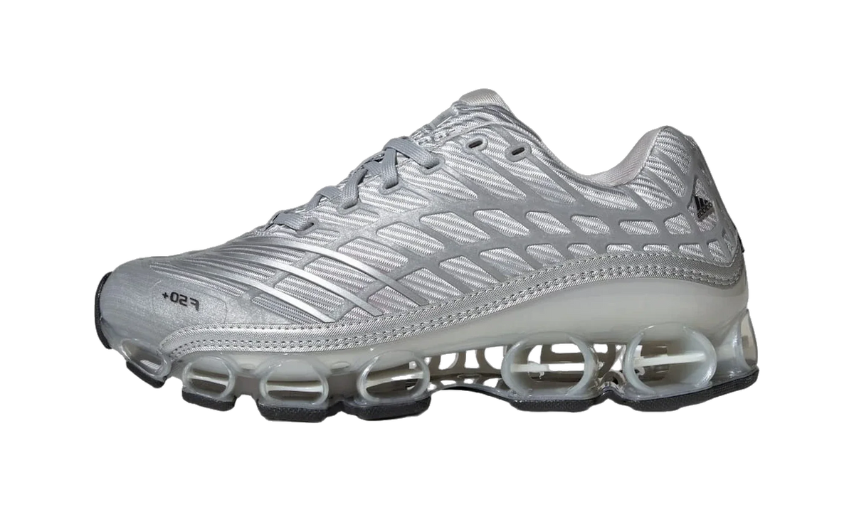 Overkicks - Adidas Megaride F50 Silver Metallic (KI3647) - vista lateral