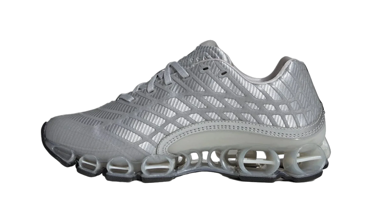 Overkicks - Adidas Megaride F50 Silver Metallic (KI3647) - detalle talon