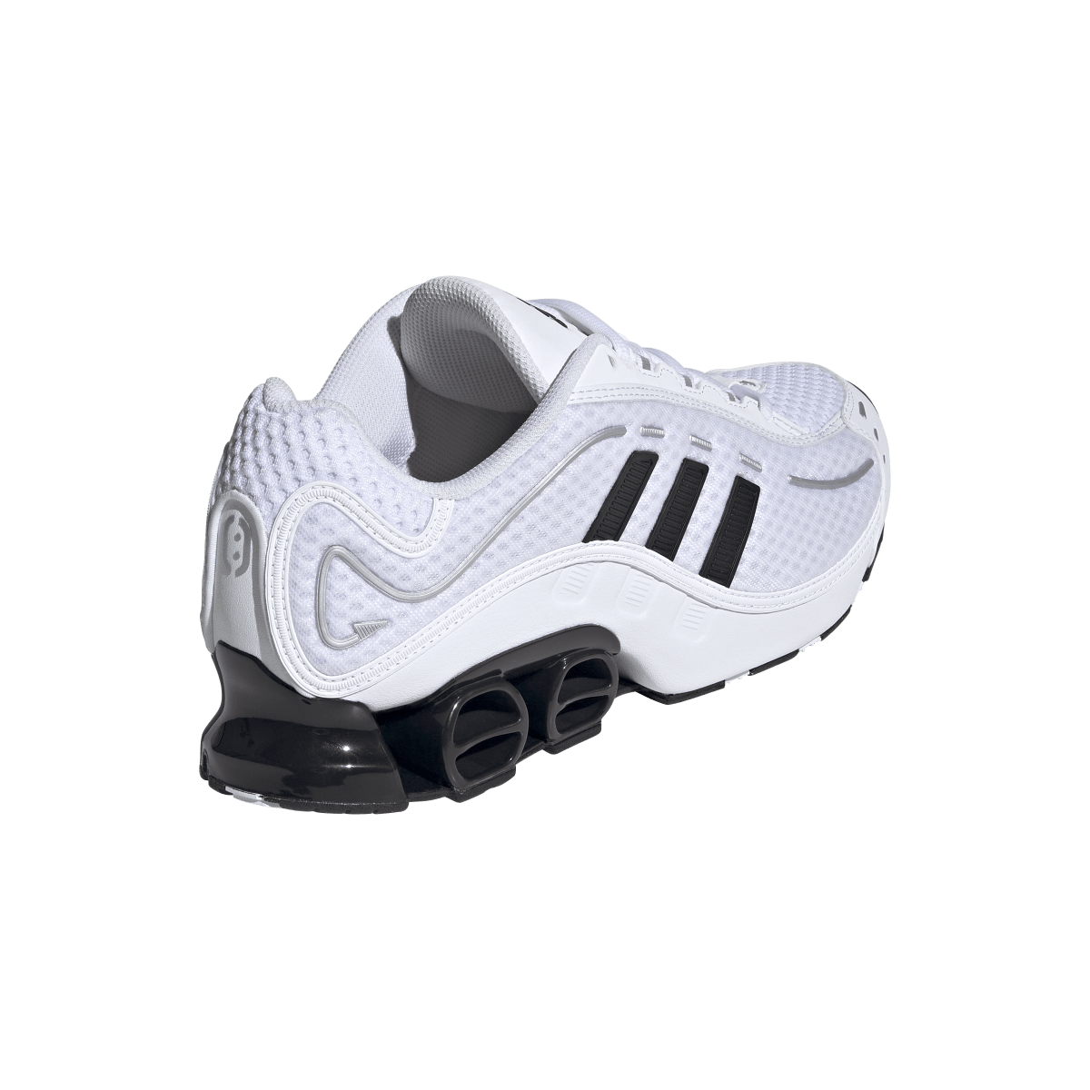 Overkicks - Adidas Megaride O1 Cloud White Core Black Silver Metallic (JH5520) - vista superior