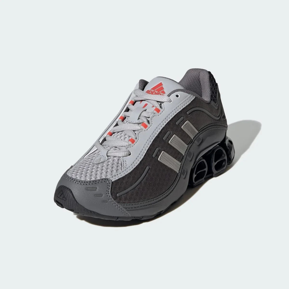 Overkicks - Adidas Megaride O1 Grey Two Grey Four Bright Red (GS) (JR1105) - imagen 2