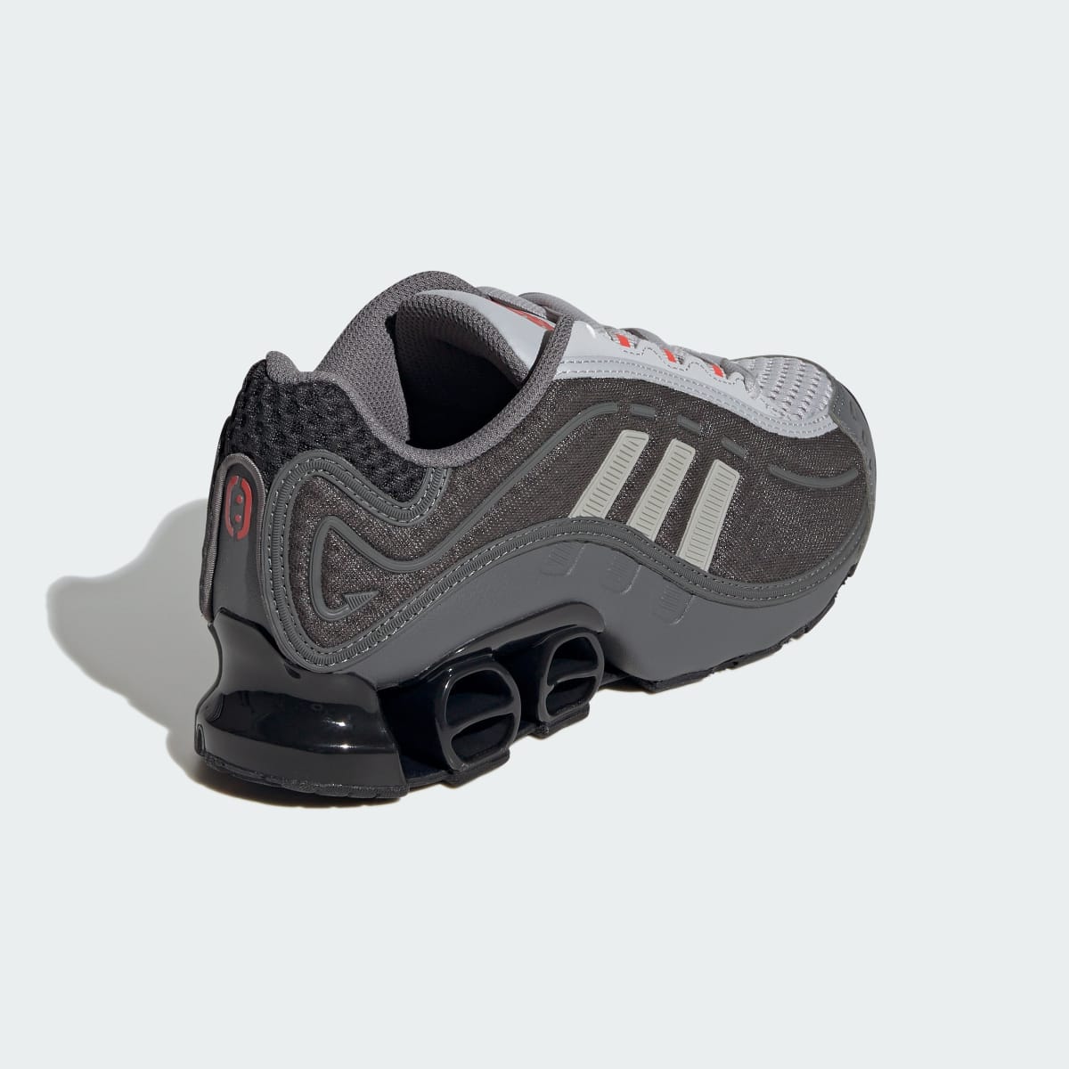Overkicks - Adidas Megaride O1 Grey Two Grey Four Bright Red (GS) (JR1105) - imagen 5