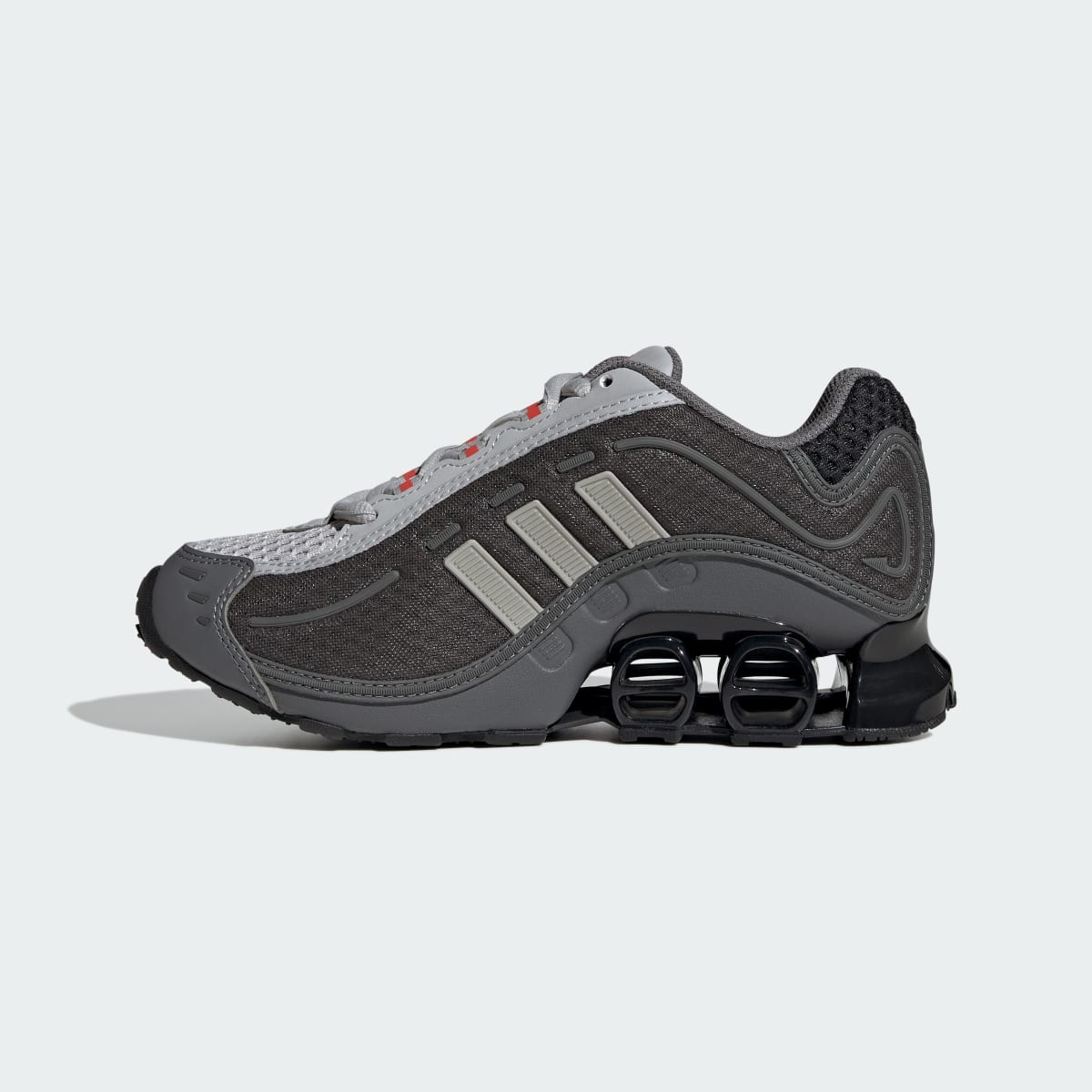 Overkicks - Adidas Megaride O1 Grey Two Grey Four Bright Red (GS) (JR1105) - imagen 6