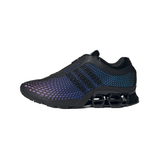 Overkicks - Adidas Megaride S2 Black Hi-Res Blue (JR5743) - vista lateral
