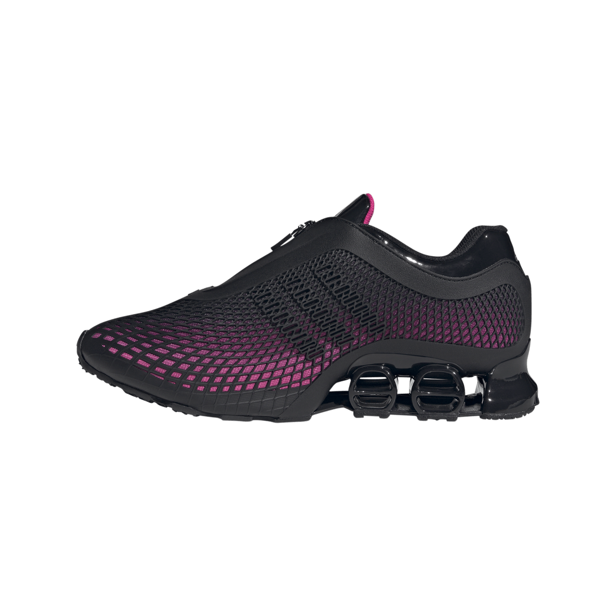 Overkicks - Adidas Megaride S2 Black Shock Pink (IH4409) - detalle talon