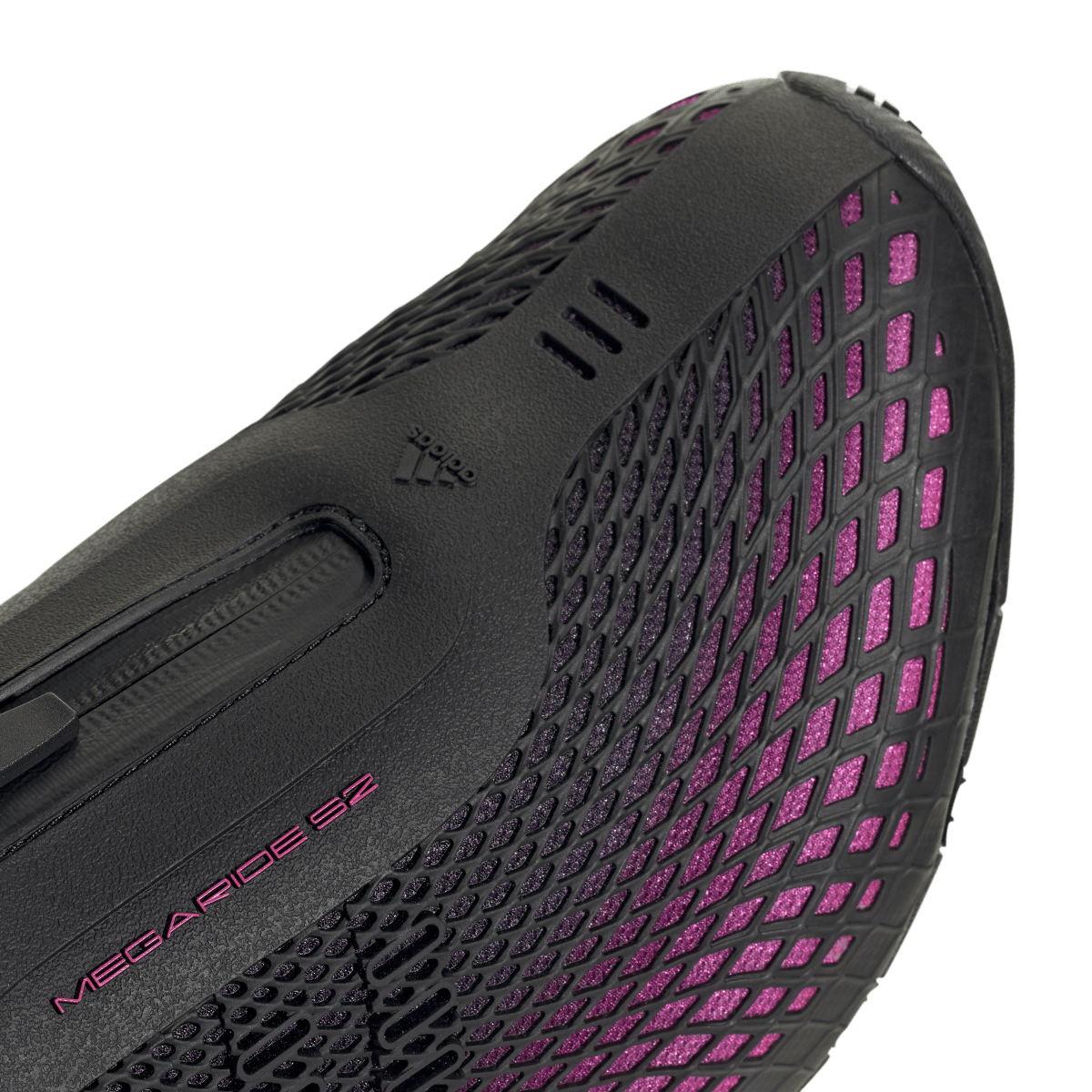 Overkicks - Adidas Megaride S2 Black Shock Pink (IH4409) - detalle lateral interior