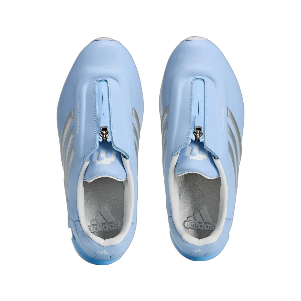 Overkicks - Adidas Megaride S2 Miaou Glow Blue Silver Metallic (KI0064) - vista trasera