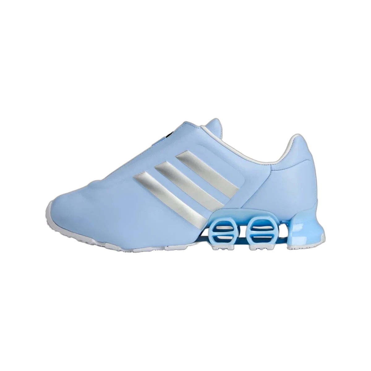 Overkicks - Adidas Megaride S2 Miaou Glow Blue Silver Metallic (KI0064) - detalle talon