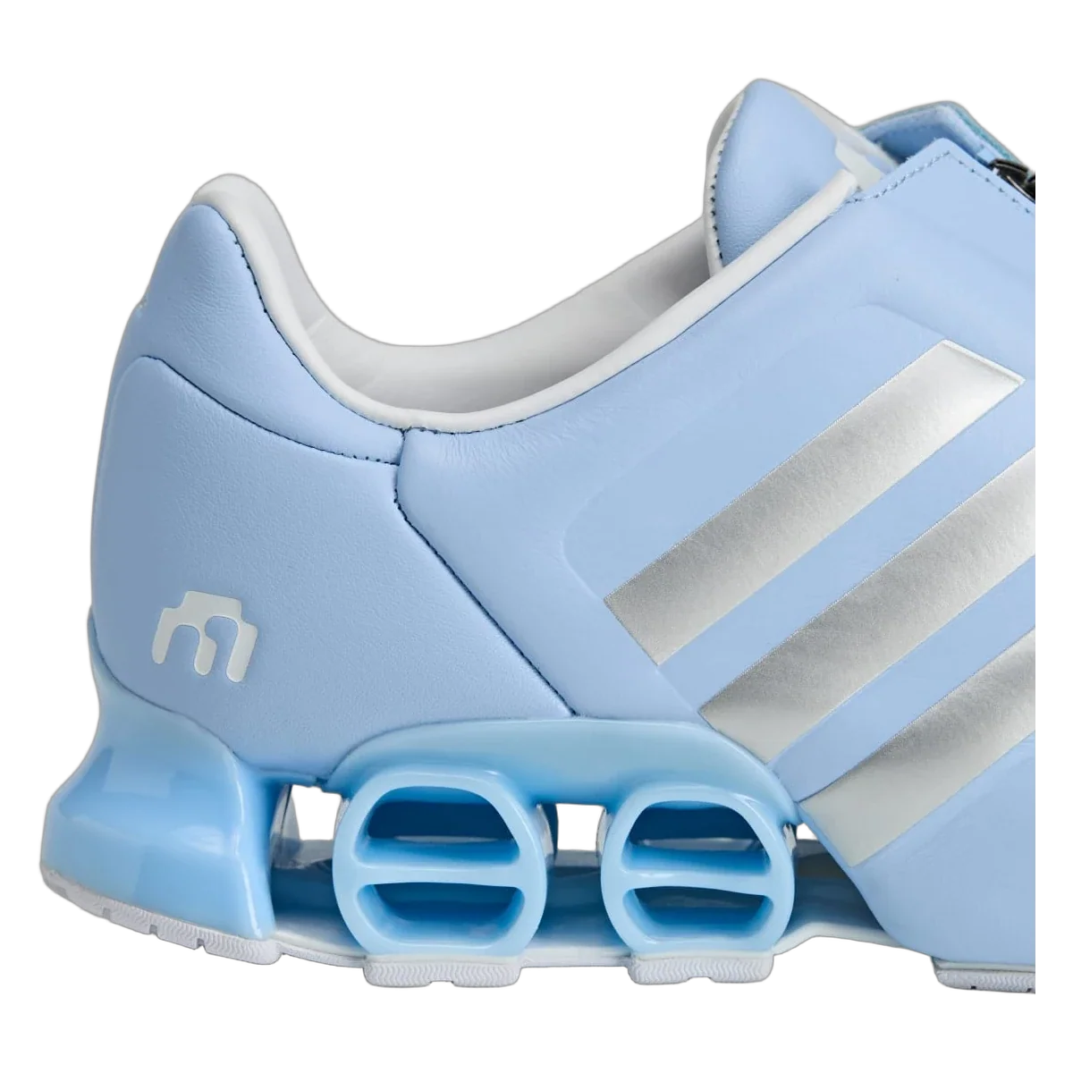 Overkicks - Adidas Megaride S2 Miaou Glow Blue Silver Metallic (KI0064) - detalle lateral interior